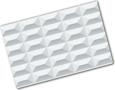 Produktbild von Tulup Glas Herdabdeckplatte - 80x52 cm - Glaskeramikkochfeld-Abdeckung Spritzschutz Glasabdeckplatte - Einteilig - Kunst: Modern & Klassisch - Geometrische Figuren - Weiß