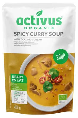 Immagine prodotto di Activus Zuppa piccante al curry, 400 g
