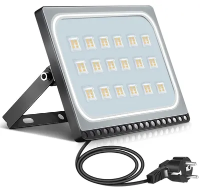 Immagine prodotto di papasbox Faretto LED 100 W impermeabile IP65, luce bianca calda