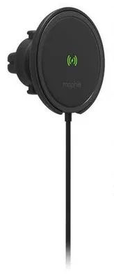 Zdjęcie produktu dla mophie snap+ wireless vent mount, Automatyczna, Zapalniczka, Bezprzewodowe ładowanie, Czarny