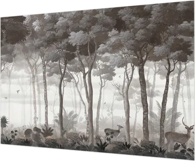 Produktbild von Wandtapete - Dekorative Tapete für Wohnzimmer - Tapetenfolie für Wanddekoration - 208x146 cm - Waldmagie