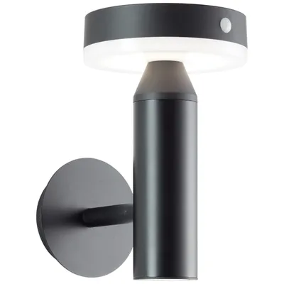 Obrázek produktu pro Venkovní nástěnné svítidlo - BRILLIANT - MAGUA - LED a solární - kov a plast - 3,7 W - černá