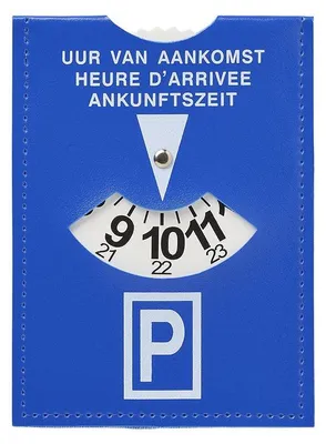Produktbild von Parkscheibe zum Einstellen der Ankunftszeit bei Parken mit Parkscheibenpflicht
