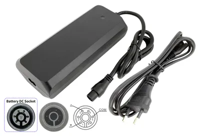 Immagine prodotto di Caricabatterie PowerSmart per batteria e-bike AEG Prophete 48V con spina tonda a 6 pin STC-8208LD