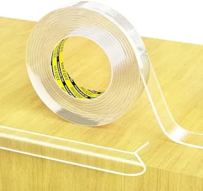 Produktbild von Transparente Kantenschutzleisten (2er-Pack) ¡ª 20 mm x 4m *2| Abdeckband fš¹r scharfe Kanten & selbstklebende Eckenschš¹tzer | Geeignet fš¹r Schranktš¹ren, Schreibtische, Glastische, Bettrahmen, diverse M?belstš¹cke und Kš¹chenarbeitsplatten