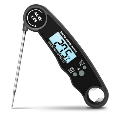 Produktbild von Digital Fleischthermometer - Grillthermometer Küchenthermometer Bratenthermometer für die Küche - BBQ Thermometer Ideal für Grill, Steak, Braten