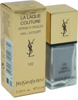 Produktbild von Yves Saint Laurent Nail Lacquer 102 Gris Graffiti NIB Discontinued