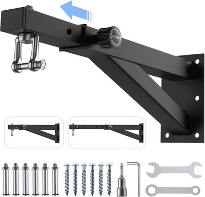 Produktbild von Famanu Wandmontage für Boxsäcke - Verstellbare Heavy-Duty Halterung - Unterstützt bis 363 kg