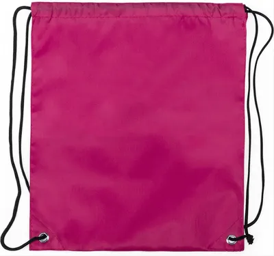 Productafbeelding van CHPN – Turnbeutel – Grijze tas – Festivals – Schooltas – Sporttas – 12 liter – Donkerroze – Één maat – Kindertas