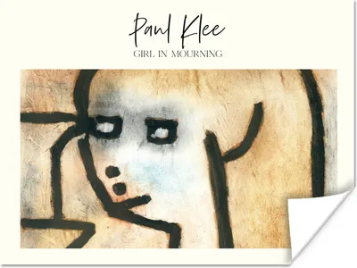 Produktbild von MuchoWow® Poster Kunst - Paul Klee - Trauerndes Mädchen 40x30 cm - Plakate für die Wände - Poster Wohnzimmer