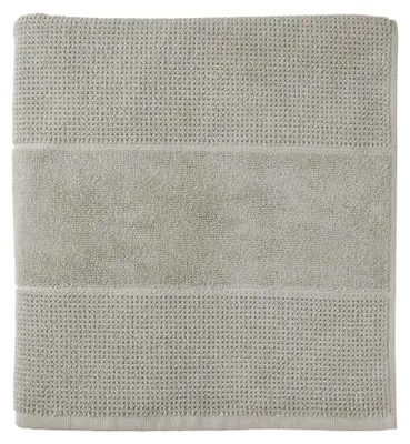 Produktbild von SCHIESSER Saunatuch Turin | Einfarbig | 100% Baumwolle | Flauschig & Saugstark | 75x200 cm | Grau