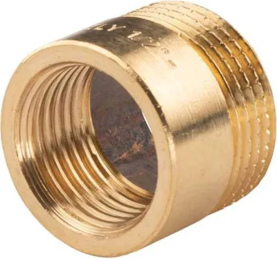 Produktbild von Messing Gewinde-Fitting Reduzierung 3/4'AG (DN 20) - 1/2'IG (DN 15) - schwere Ausführung