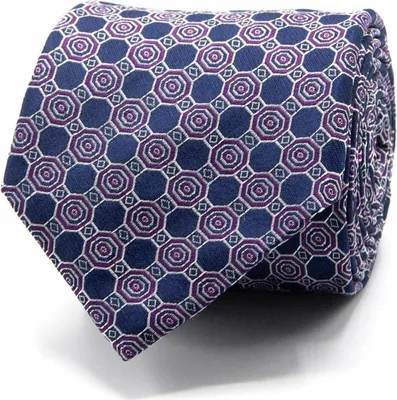 Produktbild von Herren Krawatte mit geometrischem Muster