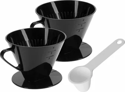 Produktbild von Westmark Set 3tlg., 2 Kaffeefilter Four + Kaffee-Dosierlöffel für 6 gr., 11 cm,2