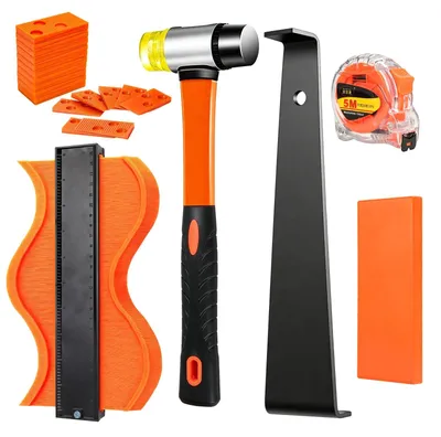 Imagen del producto de Elzusha - Kit profesional para la instalación de laminados, con 45 piezas