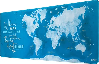 Immagine prodotto di Mappa del mondo Acquerello Tappetino per mouse per tastiera