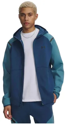 Produktbild von Under Armour Unstoppable Fleece Reißverschlusspullover Blau M / Regular Mann Blau M