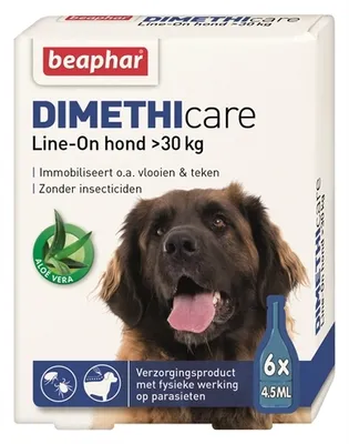 Immagine prodotto di Beaphar Dimethicare Line-On per cani contro pulci e zecche