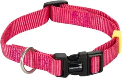 Produktbild von Beeztees Uni - Hundehalsband - rosa - 26-40 cm x 15 mm