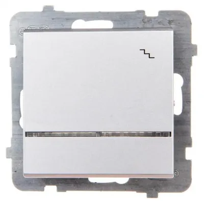 Obrázok produktu pre Ospel ŁP-3RS/m/38, Strieborná, IP20, 250 V, 16 A, 71 mm, 42 mm