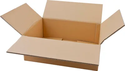 Produktbild von Nestler Wellpapp-Faltkartons 2-wellig braun 44,3 x 32,3 x 17,8 cm Außenmaß, 20 St.