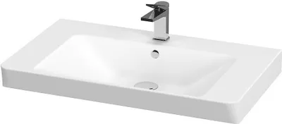 Zdjęcie produktu dla Mille 100 cm Umywalka ceramiczna meblowa - nowoczesna oszczędność miejsca do łazienki, idealna z szafkami LARA i CREA