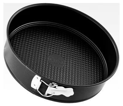 Produktbild von Springform Ø 20 cm PURE, Backform mit Antihaftbeschichtung, runde Kuchenform mit Flachboden (Farbe: schwarz), Menge: 1 Stück