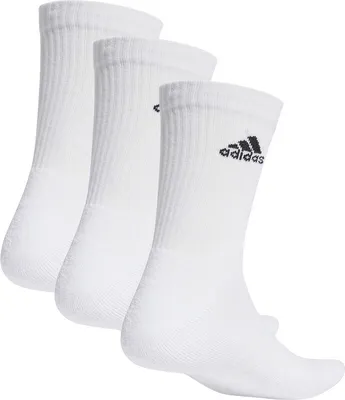 Image de Adidas Lot De 3 Paires De Chaussettes De Sport - Blanc / Noir | Taille: 34-36