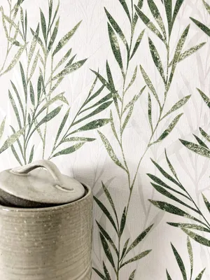 Produktbild von NEWROOM Tapete Lorelei Grün Vliestapete - Floral Blätter Zweige Germany