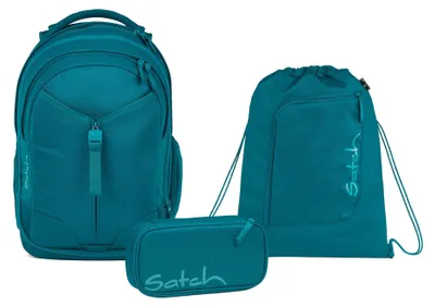 Produktbild von Satch, Schulrucksack-Set MATCH Deep Petrol 3-teilig, Kollektion 25/26