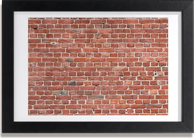 Produktbild von Bild 30x20 MDF-Rahmen, Wandkunst Ziegelwand