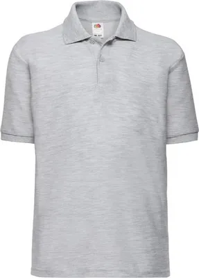 Image de Fruit of the Loom - "65/35" Poloshirt für Kinder FK2570 (164-170) (Grau meliert)