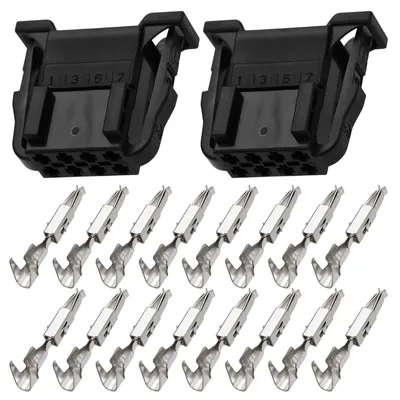 2x 8-Pin Steckverbinder 3B0972724 mit Micro Timer Kontakten