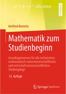 Obrázok produktu pre Mathematik zum Studienbeginn