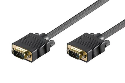 Obrázek produktu pro Goobay 93005, 0,8 m, VGA (D-Sub), VGA (D-Sub), Samec, Samec, Černá