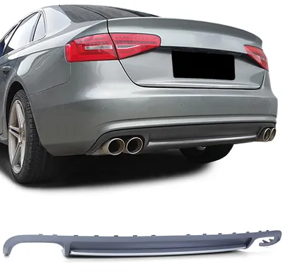 Für Audi A4 B8 8K 2007-2011 ohne S-Line Heckdiffusor Diffusor Stoßstange in der Farbe von Carparts-Online GmbH