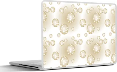 Produktbild von MuchoWow® Laptop Aufkleber Sticker Cover Weihnachtskugeln - Winter - Weihnachten 36.5x27.5 cm - Laptop-Sticker