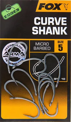 Immagine prodotto di Fox Fishing Edges Curve Shank Hook #4 Argento Gancio da pesca