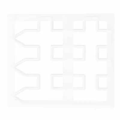 Produktbild von Kuchen Zaun Form,Fondant Zaun Form,Zaun Cutter Form,DIY Kuchen Form,Kuchen Grenze,Kuchen dekorieren Werkzeug