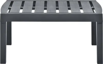 Produktbild von vidaXL Gartentisch Anthrazit 78x55x38 cm Kunststoff