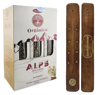 Räucherstäbchen Jasminduft, 12er-Pack, 25 Stäbchen pro Schachtel, Alpenkräuter