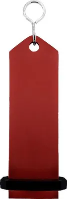 Produktbild von CombiCraft Bumerang Hotelschlüsselanhänger Rot, 100x30 mm - 5 Stück