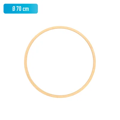 Produktbild von Gymnastikreifen aus Holz (70 cm)