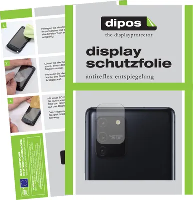 Obrázok produktu pre 2x ochranná fólia pre Samsung Galaxy S10 Lite matná šošovka fotoaparátu ochranná fólia displeja dipos