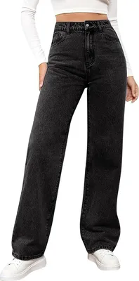 Obrázek produktu pro ASKSA dámské džínové kalhoty letní kalhoty volný střih strečové kalhoty s vysokým pasem lehké cargo kalhoty boyfriend denim s kapsou (šedá,XL)
