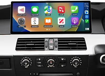 Zdjęcie produktu dla CarPlay – Dotykowy ekran samochodowy – System multimedialny – Wyświetlacz HD o przekątnej 12,3 cala – Bezprzewodowy