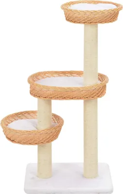 Obrázek produktu pro vidaXL Strom na škrábání pro kočky Sisal Přírodní vrbové dřevo