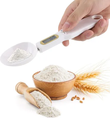 Zdjęcie produktu dla 500g/0.1g Cyfrowa waga z wyświetlaczem LCD Elektroniczna miarka kuchenna
