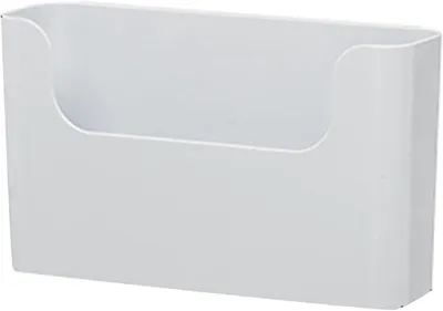 Obrázek produktu pro Úložná krabice - Nástěnná montáž - Úspora místa - Plast - 26,8 x 7,7 x 15,5 cm - Samolepicí - Organizace pro malé předměty - Nástěnné úložiště