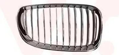 Produktbild von VAN WEZEL 0628514 Kühlergrill Frontgrill für BMW 1 Schrägheck (E87) Rechts Chrom/Schwarz